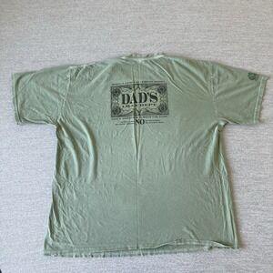 Crazy Shirt Men's Graphic T-Shirt 3XL Green Dad's Loan Dept Humor 100% Cotton